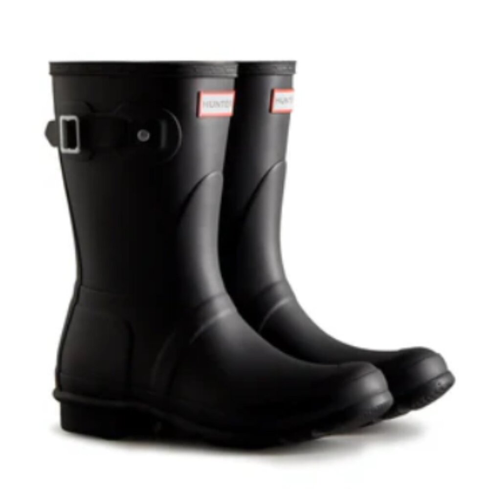 *NIB* Women's Original Hunter Short Rain Boots, Black, Size 6W